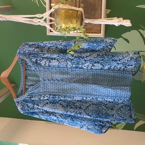 Zac & Rachel XL Blue Blouse